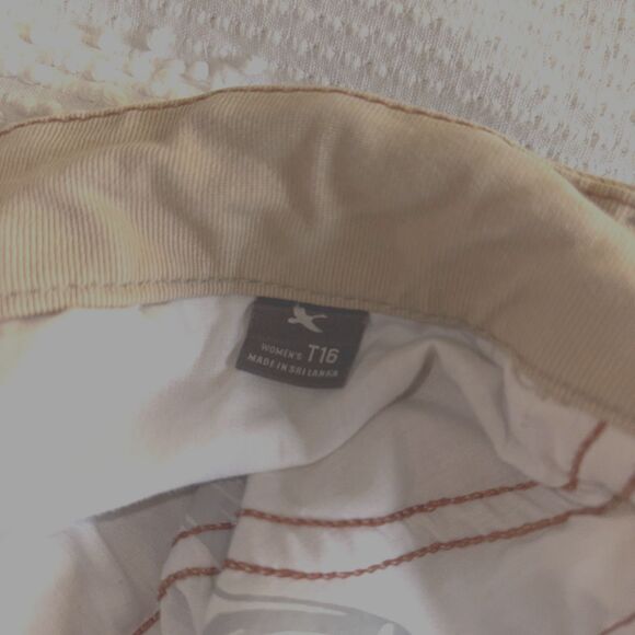 Women’s Eddie Bauer Curvy Pants Tall 16 Tan - Picture 4 of 9